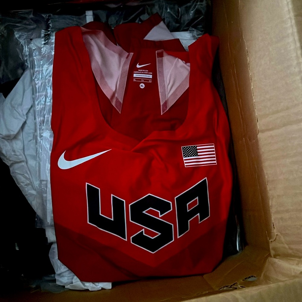 nike pro elite 2012 usa olympic mens extra large singlet